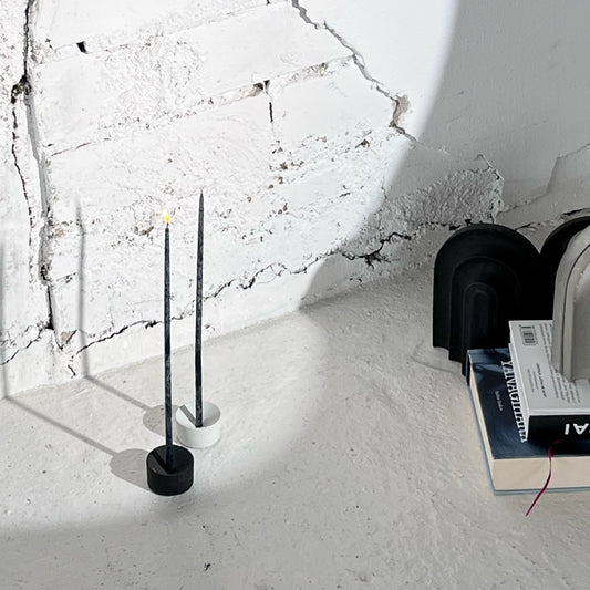 plonų žvakių žvakidė // mini