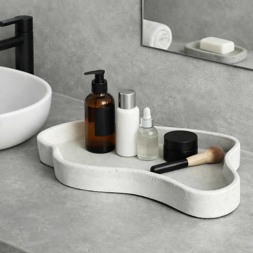 padėklas aukštais kraštais // debesis.