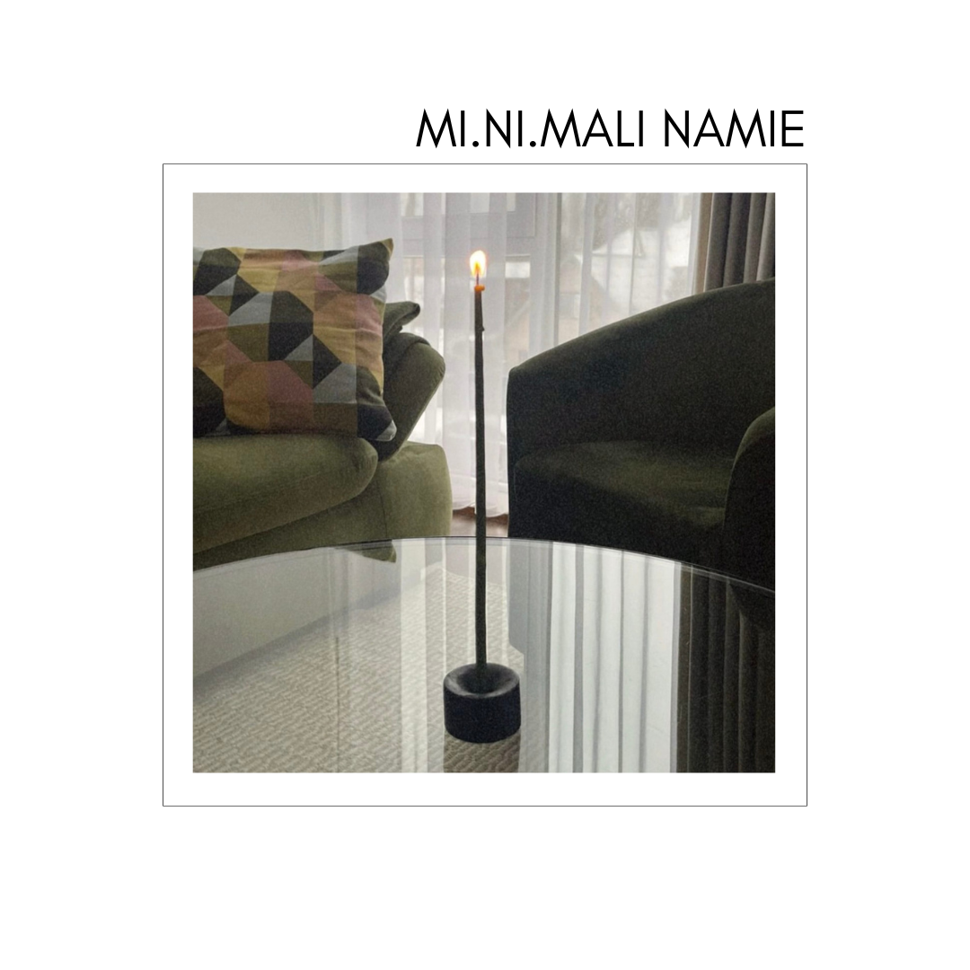 plonų žvakių žvakidė // mini