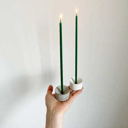 plonų žvakių žvakidė // mini
